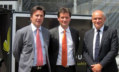 De gauche à droite : Erik Orliaguet, Gilles Manuelle & André Labatut 