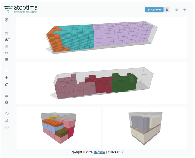 PackSolver pour l'optimisation du colisage, palettisation et chargement