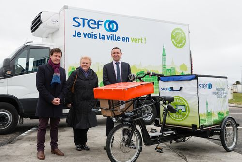 De gauche à droite : Jean-Baptiste Gernet, Catherine Trautmann, Jean-Philippe Leclerc