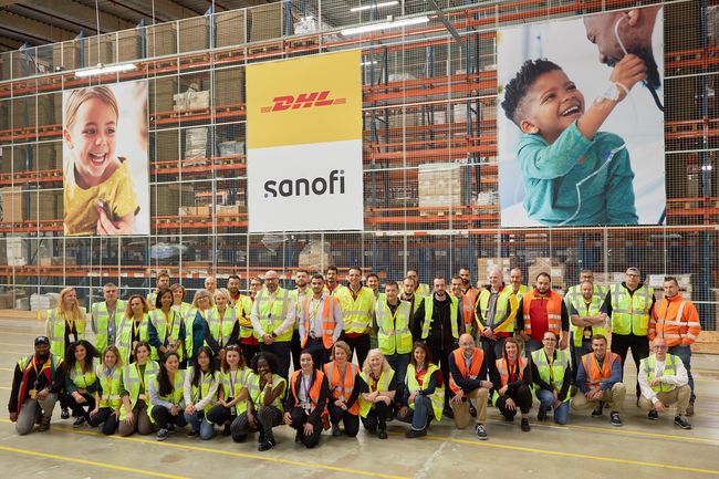 DHL met son expertise au service des opérations de distribution de Sanofi en France.<br>
                              Crédit photo : DHL