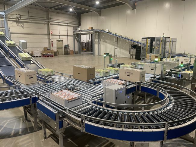 Flandr’œufs a de nouveau choisi Transitic pour équiper son centre de conditionnement de 12 000 m² à Wormhout, près de Dunkerque.<br>
                              Crédit photo : Transitic