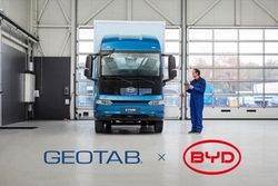 Geotab et BYD Trucks Europe annoncent une intégration pour une gestion plus durable des flottes