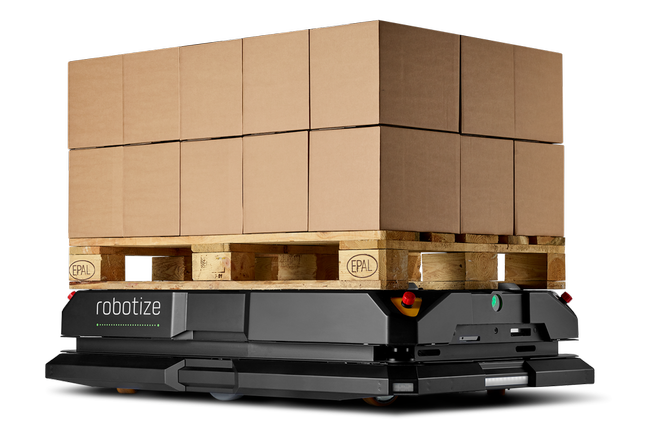 Les solutions AMR de Robotize sintgrent parfaitement  la suite des solutions  Collaborative Supply Chain  de Zetest de gamme
Crdit photo : Robotize