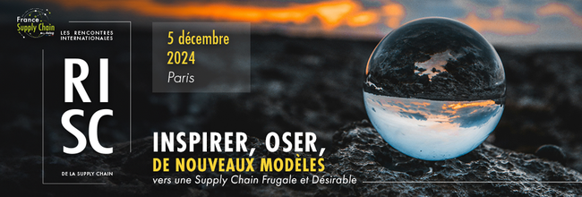 La 3ème édition des Rencontres Internationales de la Supply Chain (RISC) se tiendra le jeudi 5 décembre 2024, de 9h30 à 18h00 aux Salons Hoche à Paris