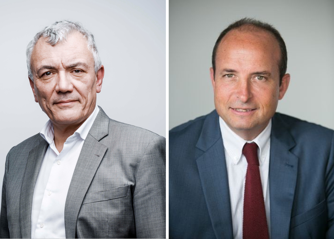 Eric Martin-Neuville et Henri Le Gouis.<br>
                              Crédit photo : GEODIS