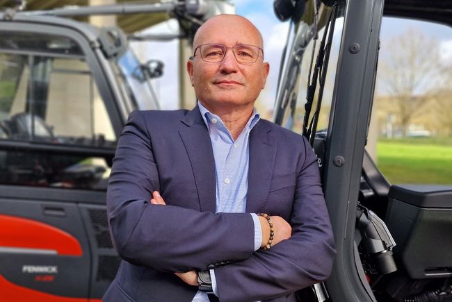 Jacques Arrighi, 53 ans, rejoint Fenwick-Linde en tant que Directeur Général.<br>
          Crédit photo : Fenwick-Linde