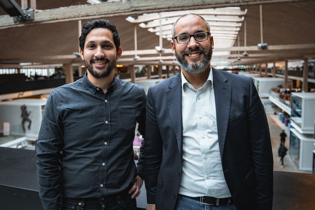 Nazim Nachi, CEO de PlaniSense et Yacine Zeroual, CEO de FuturMaster