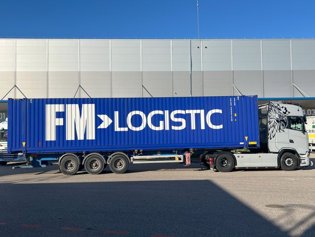 FM Logistic déploie une solution multimodale innovante.<br>
Crdit photo : FM Logistic