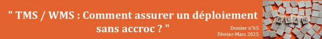 TMS / WMS :
Comment assurer
un dploiement sans
accroc ?